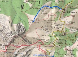 mappa itinerario