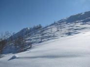Versante nord di Testa Brusà