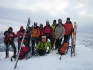 foto di gruppo in punta