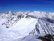 Dalla cima il Pintas