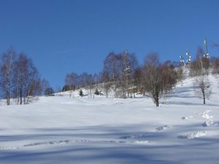 i pendii sotto al Tracciolino