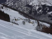 discesa sudest con neve farinosa