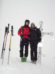 neve sulla punta dell'Aquila