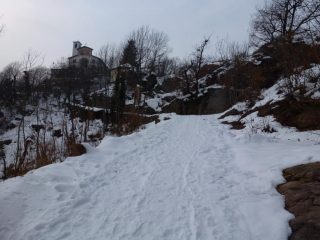 in vista del santuario di belmonte