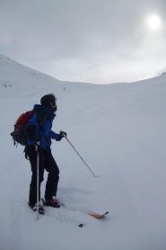 Discesa un po nebbiosa