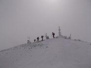 in cima ai Pizzi Deneri