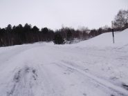 tanta neve fin dalla strada