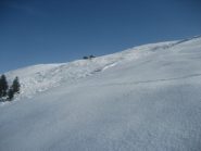 innevamento -insufficiente- fuori dal bosco