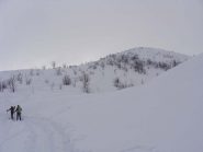 in vista della costa