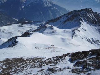 il col Champillon dall'alto