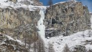 la cascata vista da Tignet