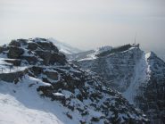 La stazione alta del Generoso e lapoca neve presente
