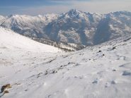 Vista sulla Valle di Gressoney da quota 2250 m