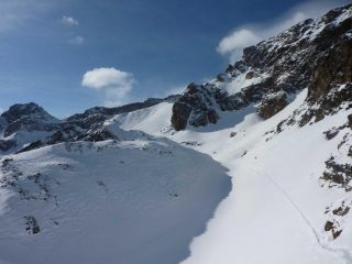 il lungo traverso da punta Indren al colle della Malfatta