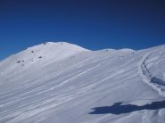 In vista della cima