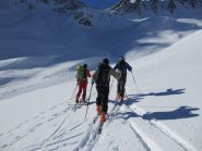 Il fondo del vallone verso il Colle Ban Darrey