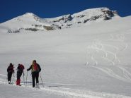 La cresta di salita dal Beverin Pintg al Piz Beverin 
