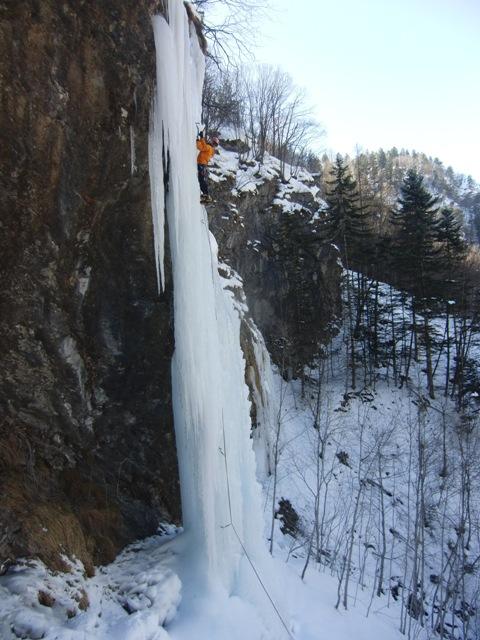 Pablo sulla parte alta della candela