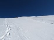 Bella neve sulla parte alta della Testa Gardon