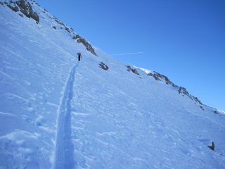 In salita nel canale