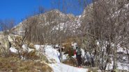 salendo verso il Pian della Ciucchea (18-2-2012)