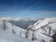panorama dalla spalla raggiunta