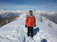 sullo sfondo il Monviso