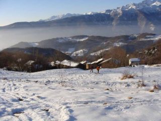 subito dopo la partenza a prato del Rio