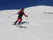 discesa sulla parte alta