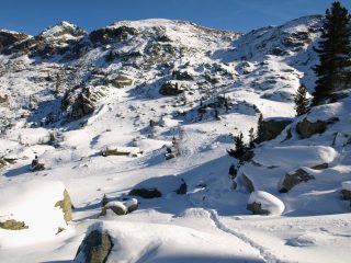 Il percorso che ho fatto (sbagliando) dall'Alpe Carisey