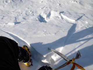 Ecco quello che vorrei non accadesse sotto i miei piedi in un tratto ripido