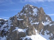 la cima 2749 m. vista dal colletto 2682 m.