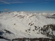 Il panorama visto dalla vetta