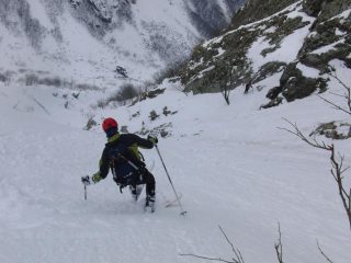 Luca si avvicina al passaggio delicato