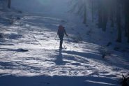 Sulla vecchia pista in cresta