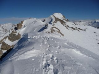 cresta S verso la cima de la Sueur