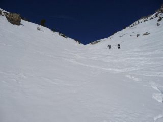 canalone di salita parte mediana