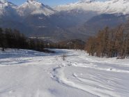 11 - parte mediana della ex-pista di cresta. Crosta non portante