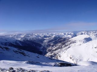Dalla cima la Val Chisone