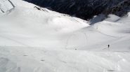 Scialpinisti in arrivo al colle.