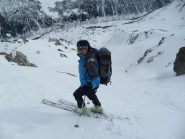 Discesa sotto il rifugio