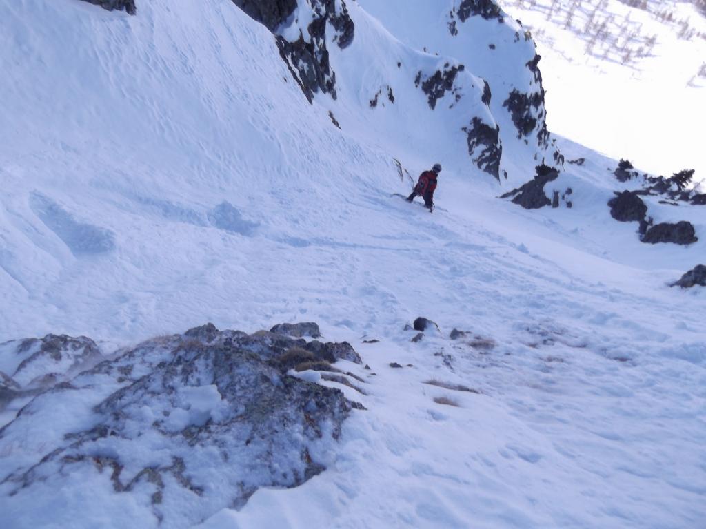 Stellino snow, l'unico a non togliere l'attrezzo dai piedi!
