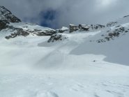 I pendii alti del ghiacciaio