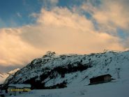 Il Chilchalphorn da Hinterrhein al mattino.