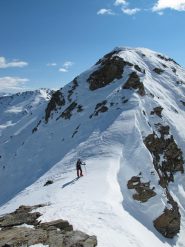 Salendo alla vera cima del Flassin