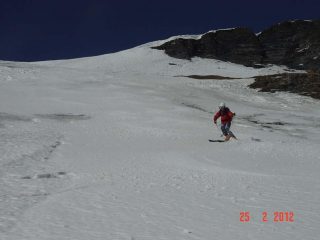 Sul pendio sotto il Colle 