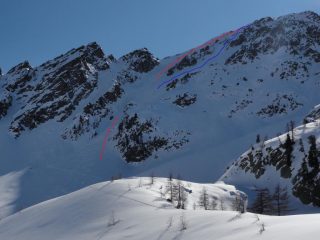 le due linee di ricamo
