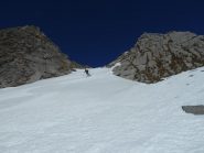 Neve primaverile entrando nel vallone Greguri