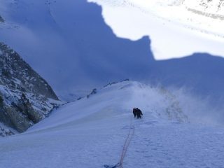 parte alta della via