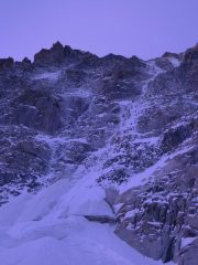 cordate già in parete al mattino